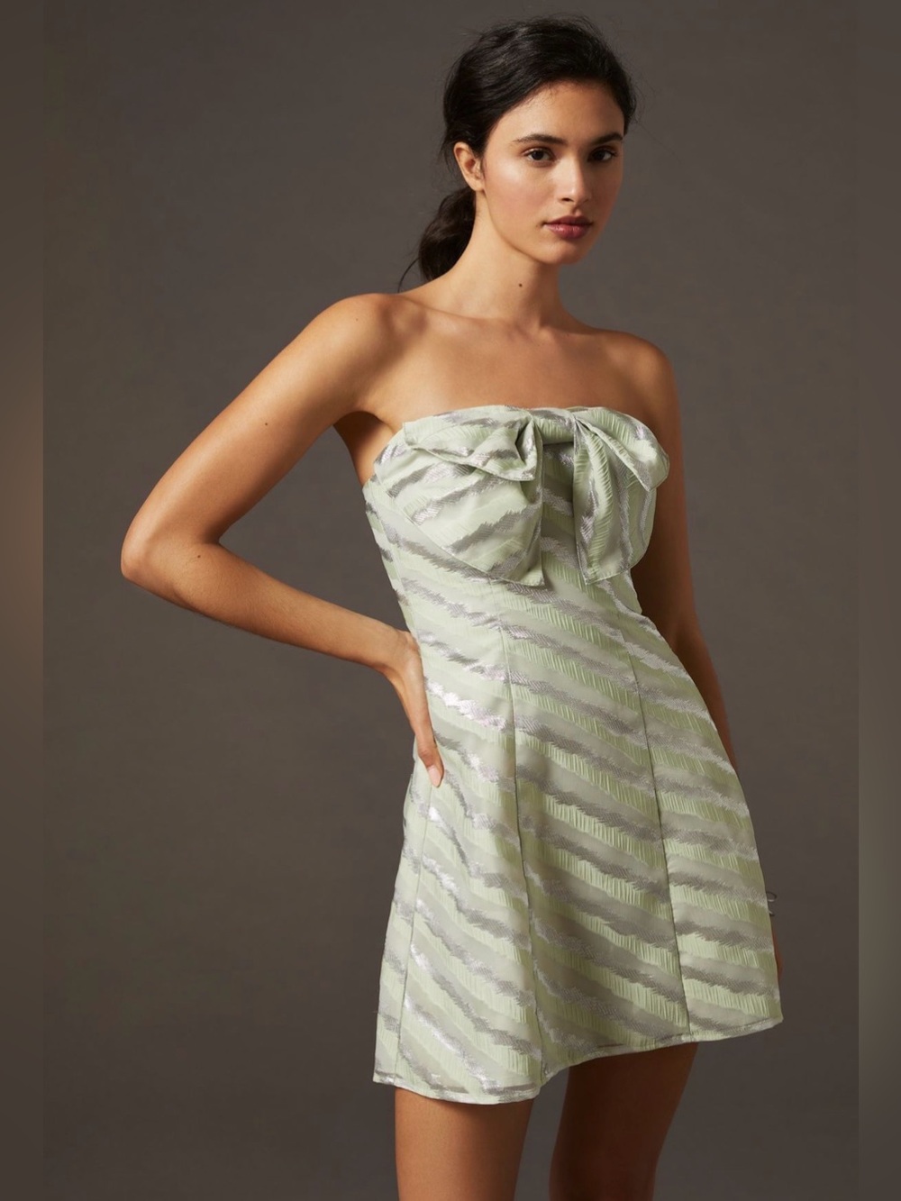 Anthropologie Eva Franco Bow-Tie Tube Dress | Size 4